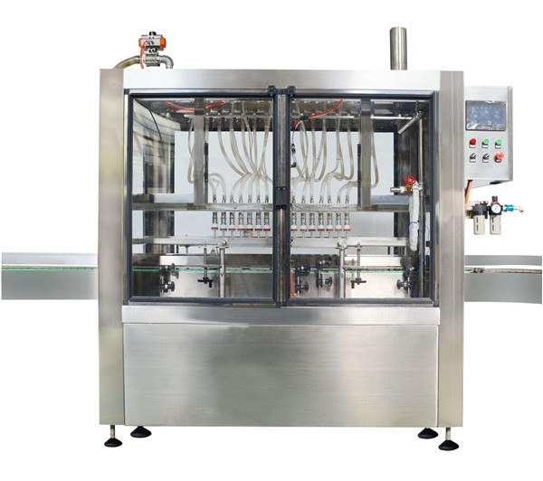Pilnībā automātiska 10 galvas kosmētiskā krēma ievārījuma pildīšanas mašīna