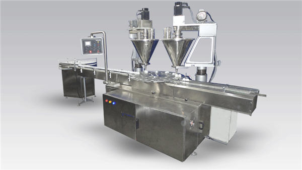 Sešu galvu automātiska kafijas uzpildes mašīnas pulveris 