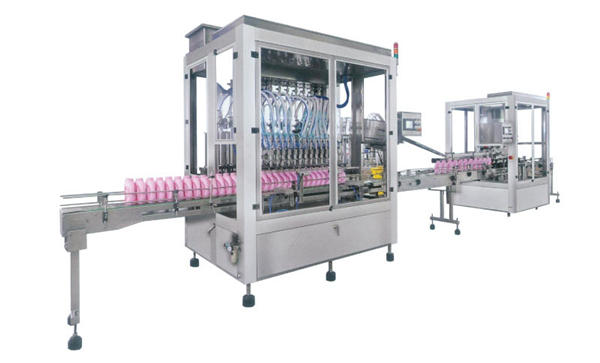 Pilnīga automātiska šķidro ziepju mazgāšanas līdzekļu šampūnu iepildīšanas mašīna