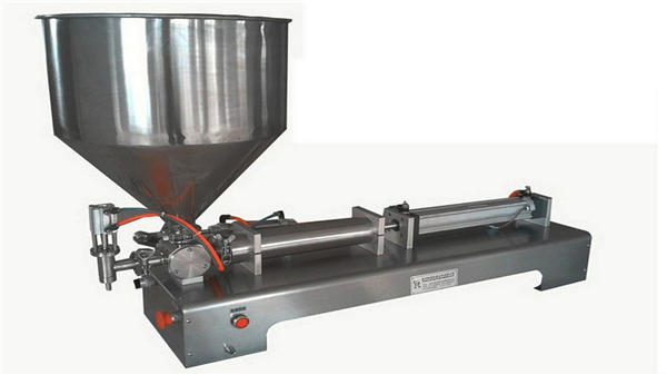 Vienas galvas pusautomātiska vertikālas pastas iepildīšanas mašīna